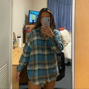 Blue flannel
